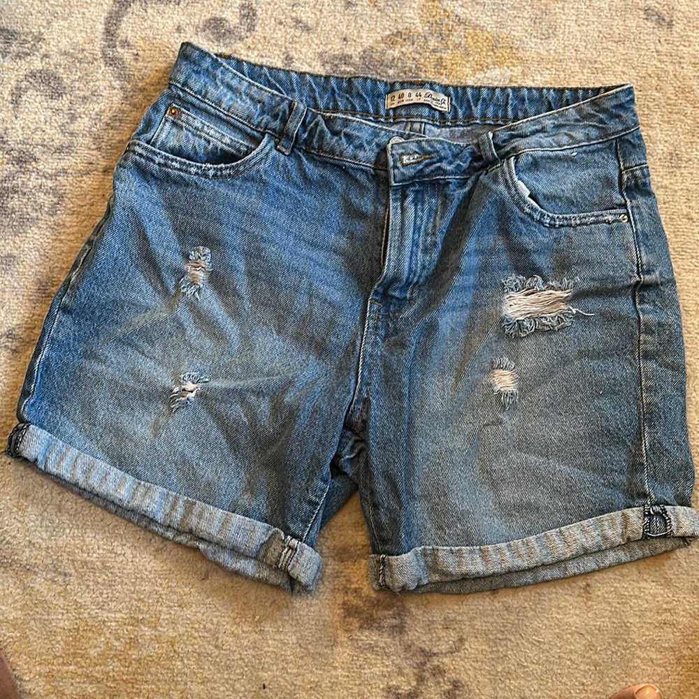 Denim shorts